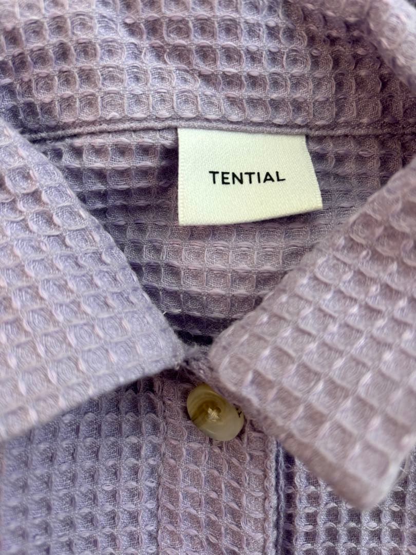 TENTIAL パープル チェック柄 パジャマ