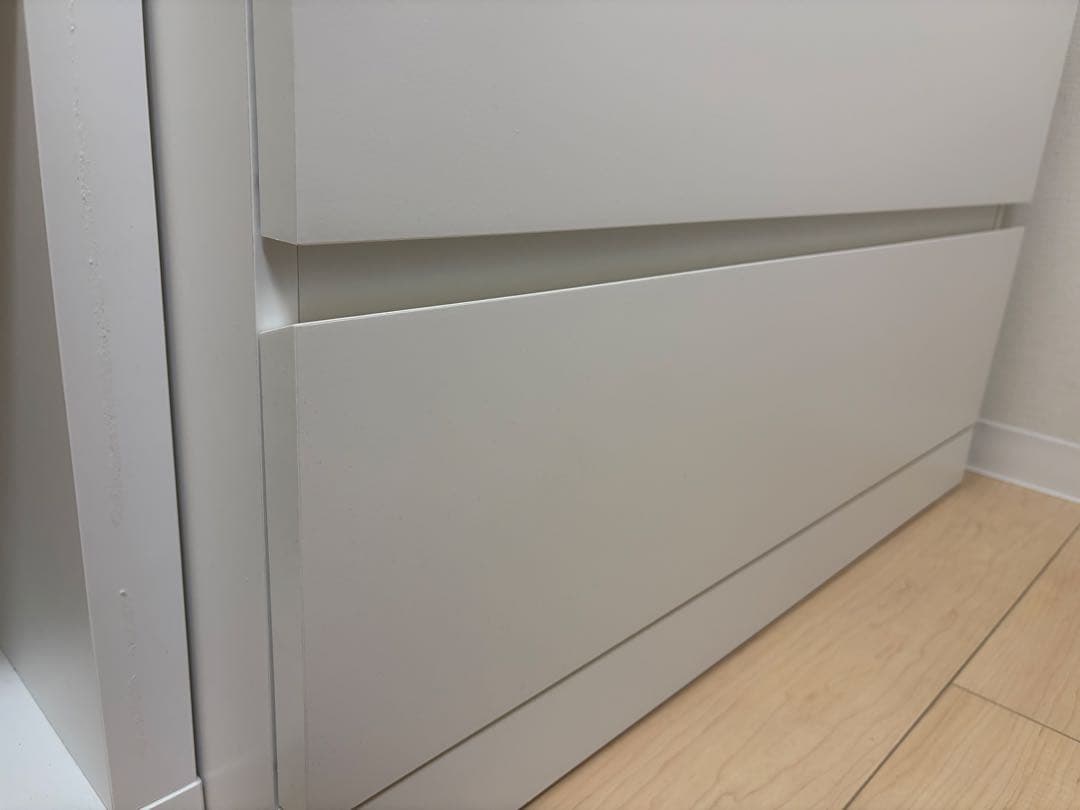 組み立て済み送料込み☆IKEA イケア MALM マルム ホワイト 5段 タンス