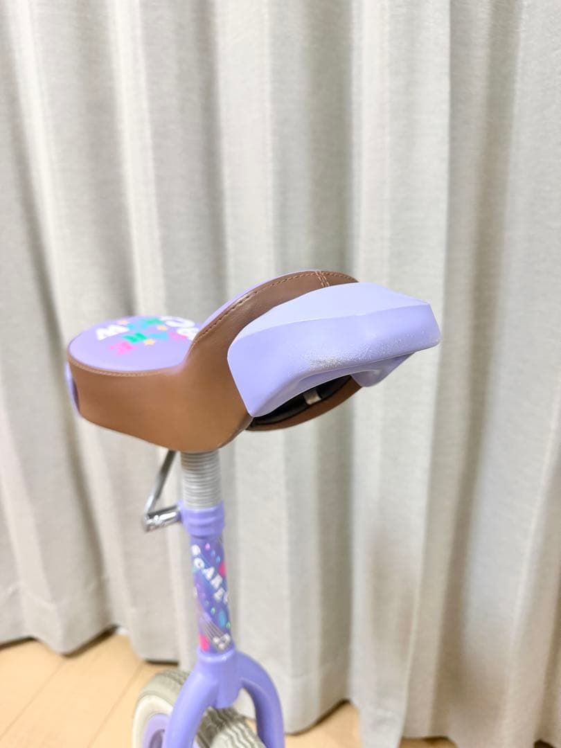 良品 ブリヂストン スケアクロウ 一輪車 18インチ パープル