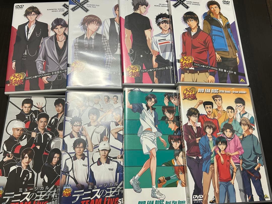 テニスの王子様　DVD 36巻分　まとめ売りセット　中古　ミュージカル　ペアプリ