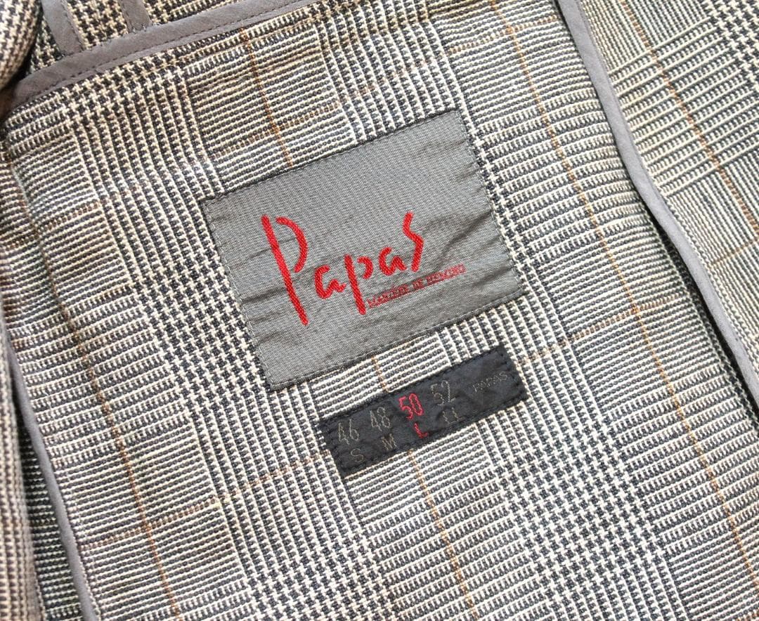 極美品/8万円】PAPAS パパス ジャケット リネン100％