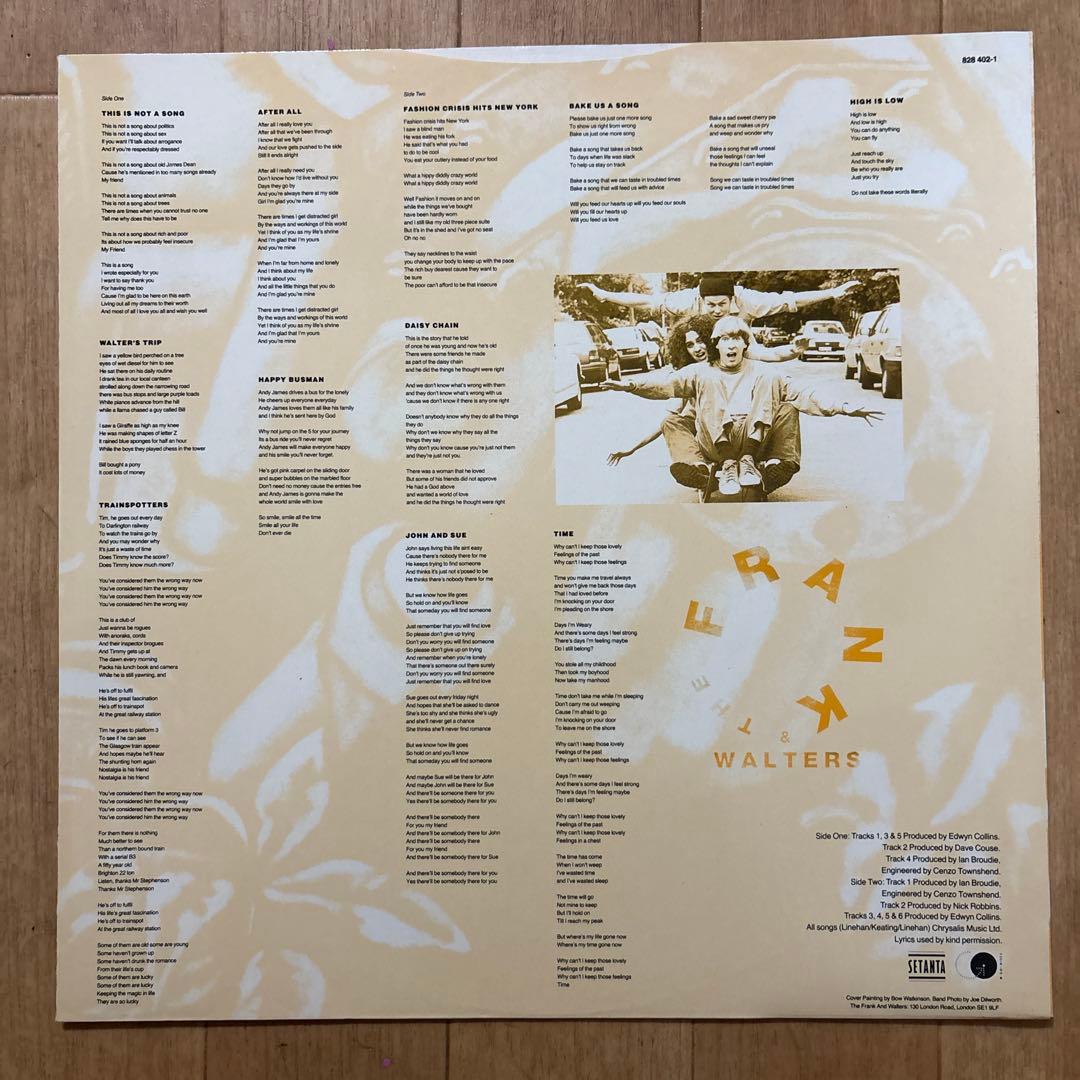 洋楽 The Frank And Walters Trains, Boats LP
