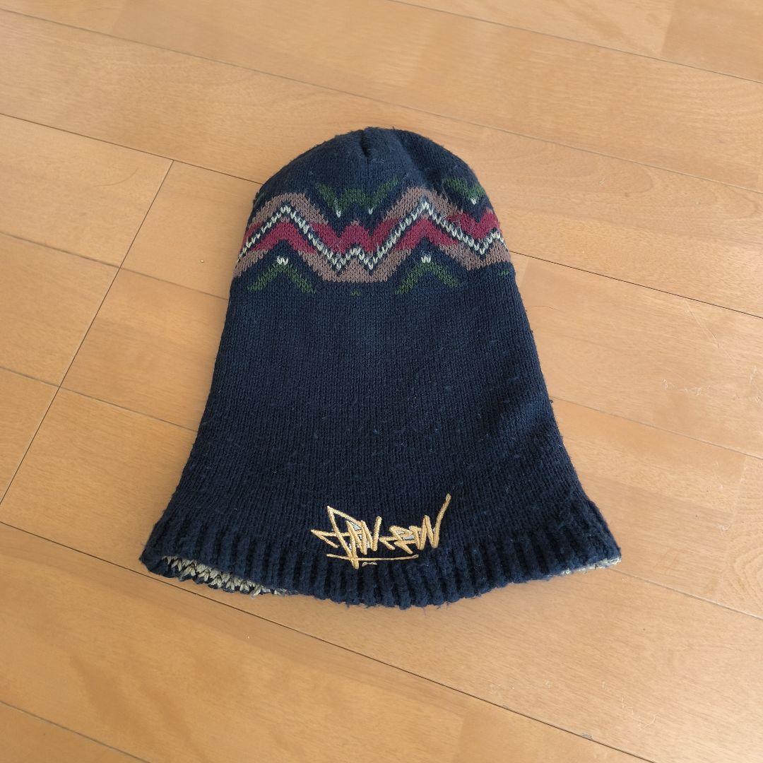 ラ*男様 90s old stussy ロングニット帽
