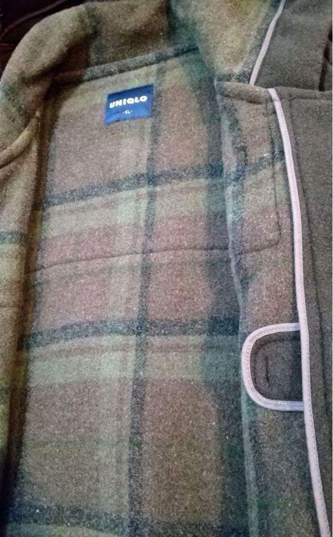 【希少/美品】OLD UNIQLO ブラウンダッフルコート XLサイズ