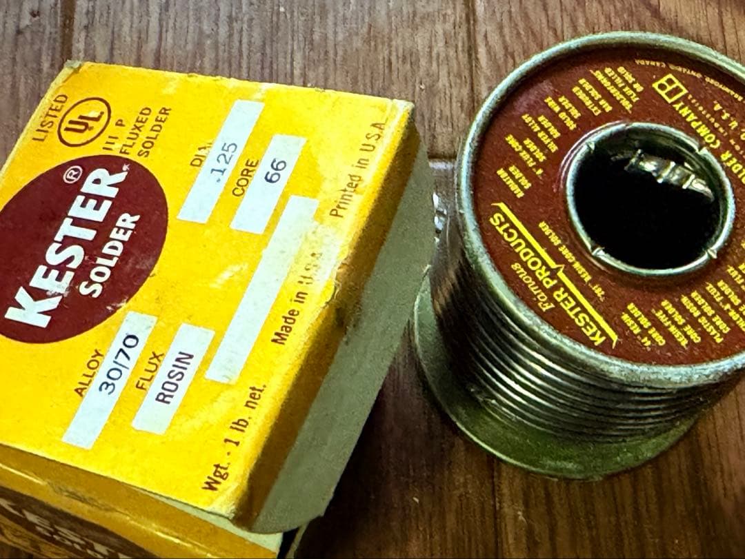 k*e様 未使用デッドストック1960年代KESTER44メタル缶1巻