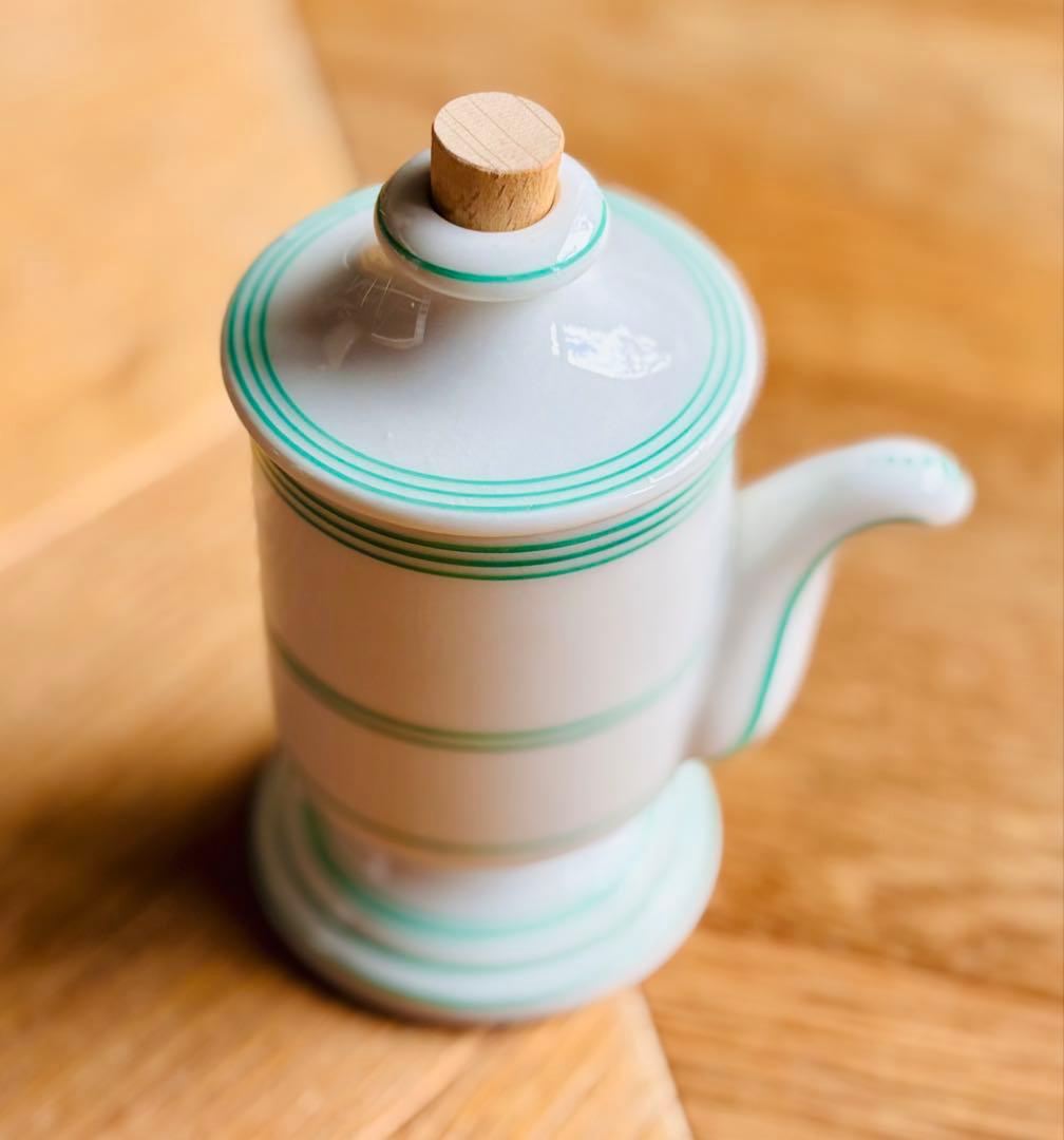 フランスアンティーク 磁器の小さなビネガーポット 美品