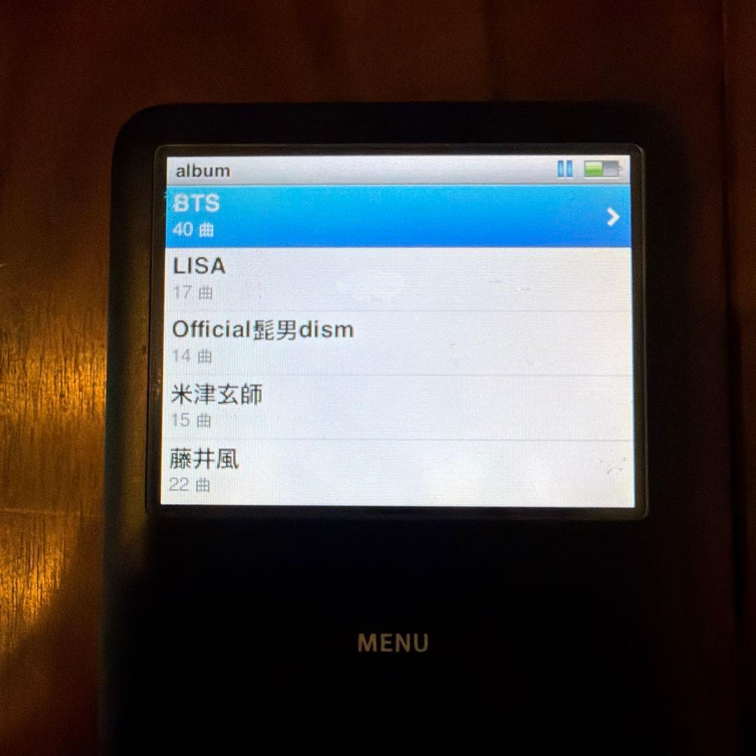iPod A1238 Classic 80GB ケーブル付
