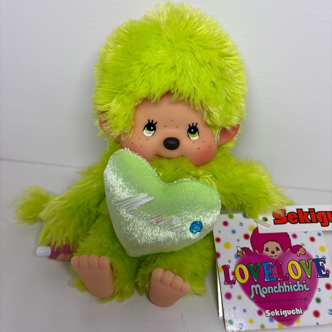 新品 2010年発売 LOVE LOVE モンチッチ グリーン 488