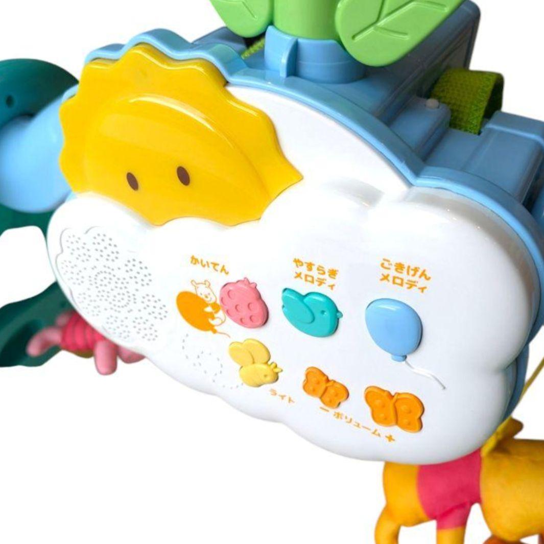 【完品】プーさん えらべる回転6wayジムにへんしんメリー