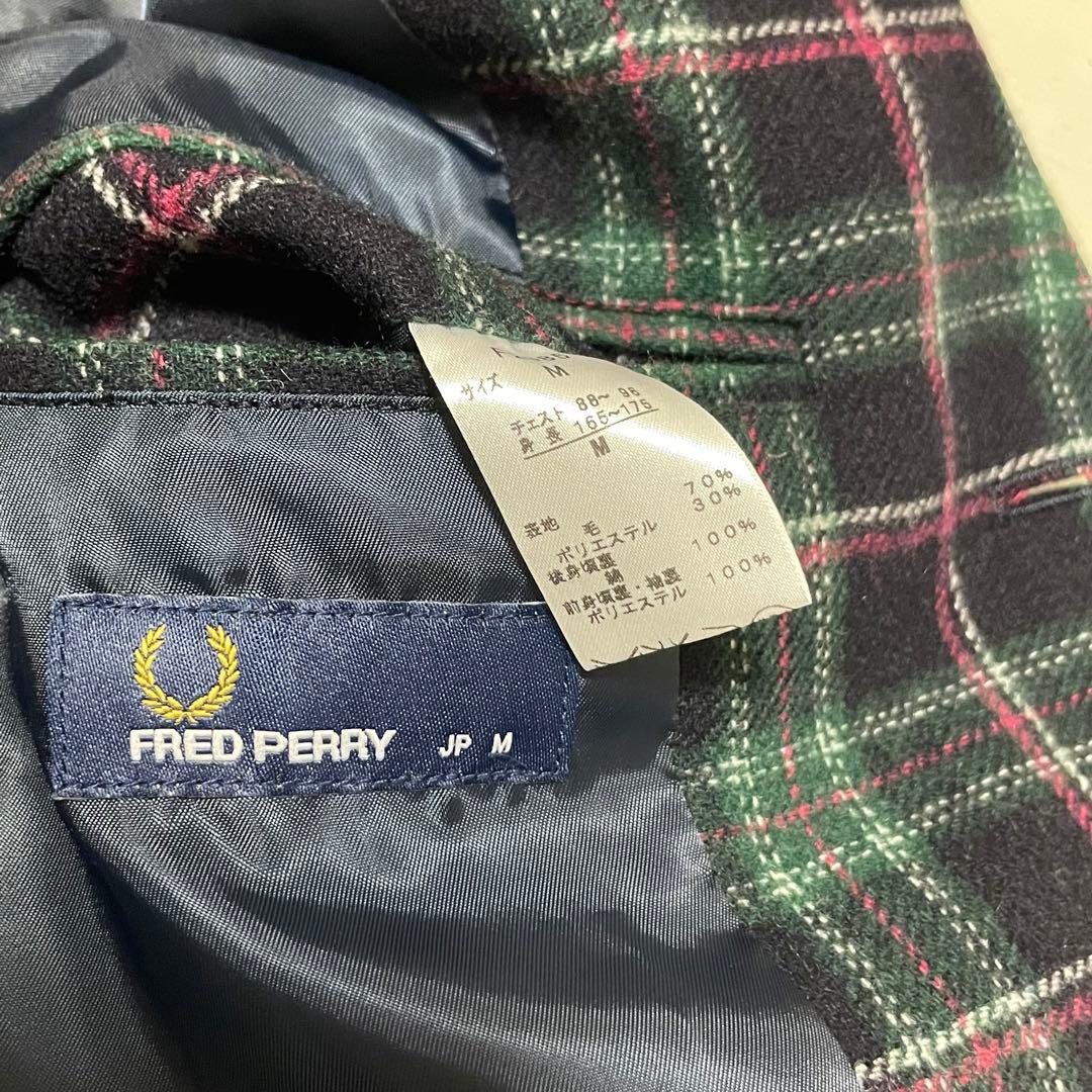 FRED PERRY ウール スーツ セットアップ　ジャケット　本切羽