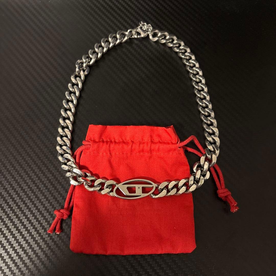 DIESEL シルバー チェーンネックレス