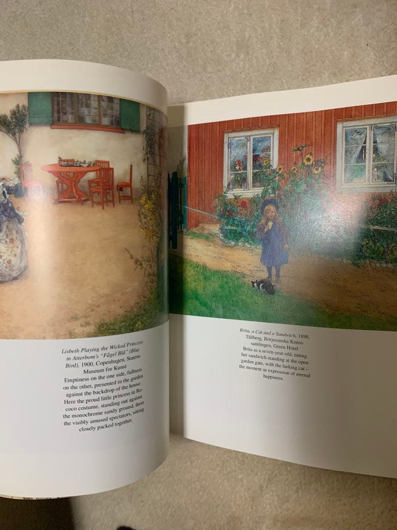 スウェーデンの画家　Carl Larsson アートブック　カールラーソン　画集