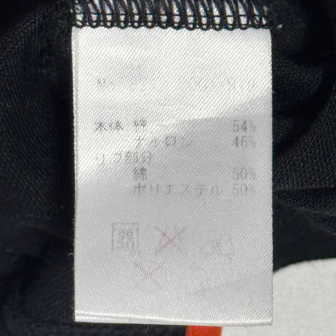 TKBさん専用良好 ビームスゴルフ 七分袖ポロシャツ ブラック橙 配色 刺繍ロゴ