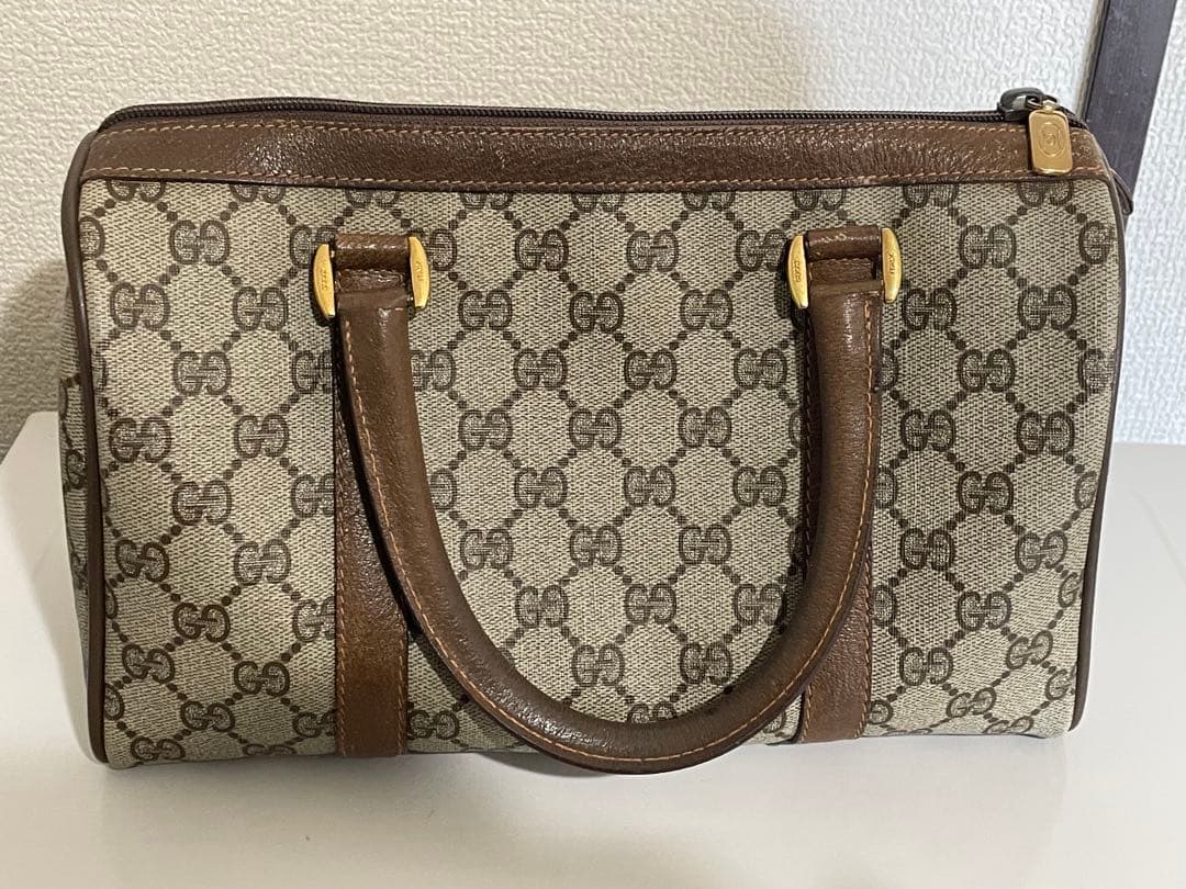 GUCCI GGパターン ボストンバッグ ハンドバッグ グッチ