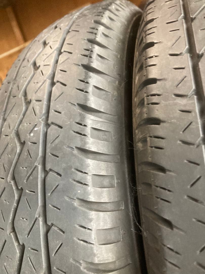 送料無料。軽トラ等ブリヂストン 145R12サマータイヤ2本