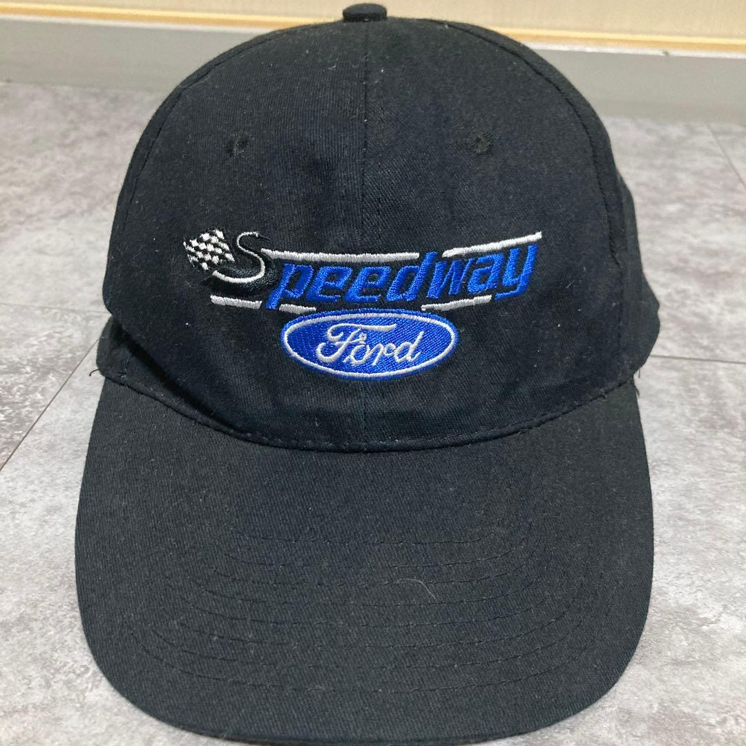 “Speed way Ford フォード　企業物　刺繍キャップ　帽子”