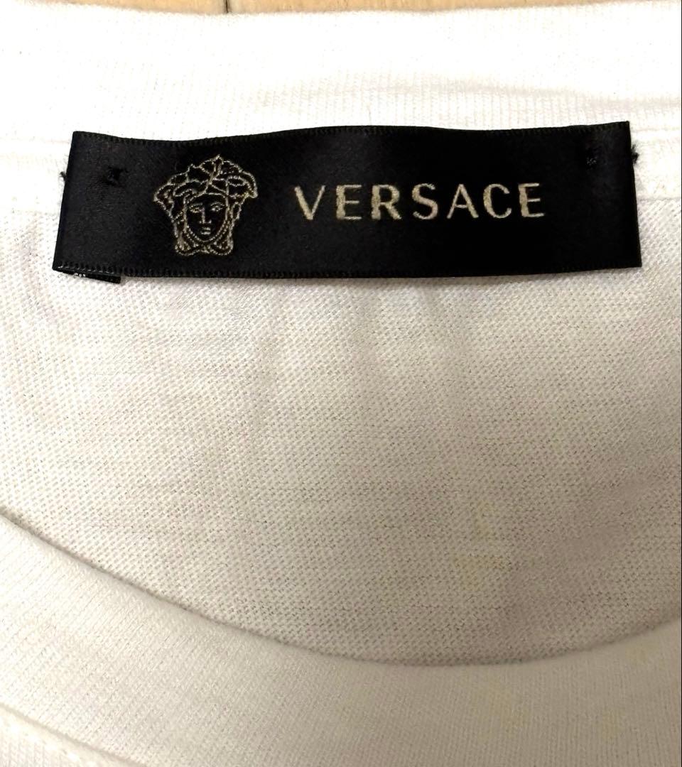 VERSACEメデューサ　スタッズラインストーンTシャツ