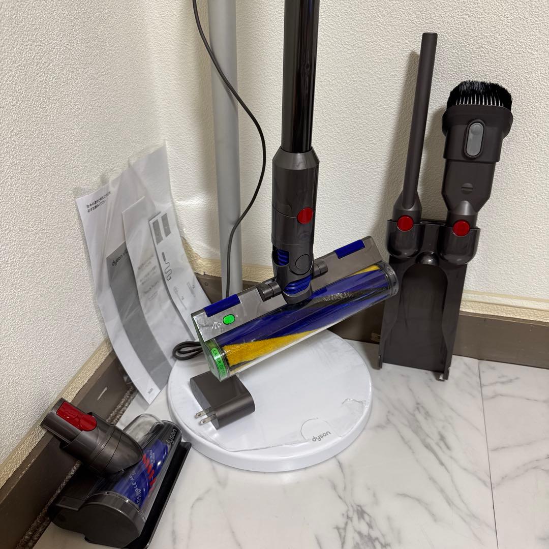 美品 Dyson コードレス掃除機 V12 Detect Slim 充電スタンド