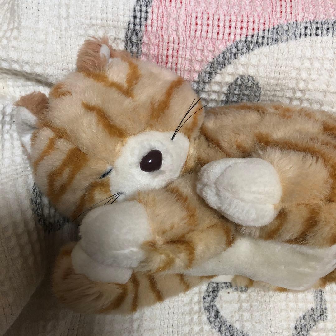昭和レトロ　日清食品　懸賞品　あったかニャンニャン　出前一丁　ぬいぐるみ　中古品