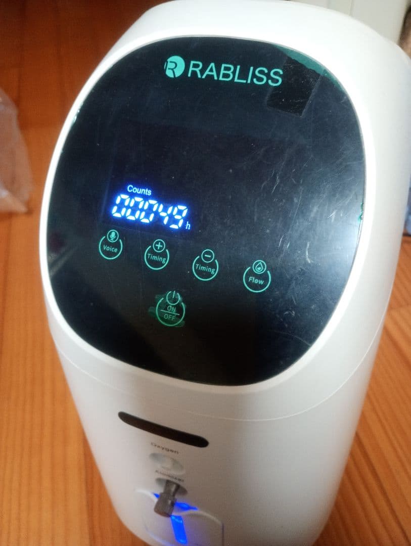 ​極美品酸素発生器 RABLISS KO306 9千時間のうち使用時間1%未満く