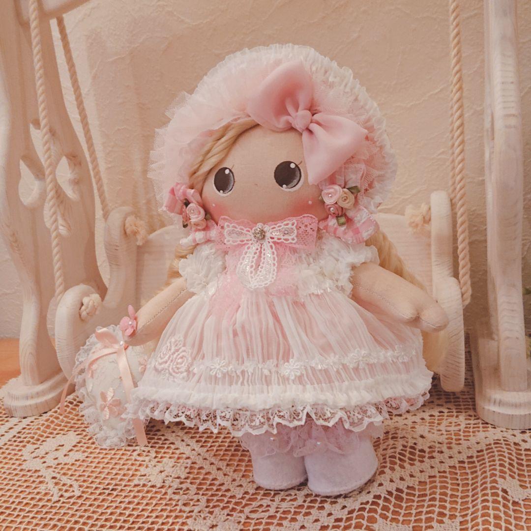 ❁ハンドメイドドール❁カントリードール❁人形❁ロリータ❁ロリータボンネット