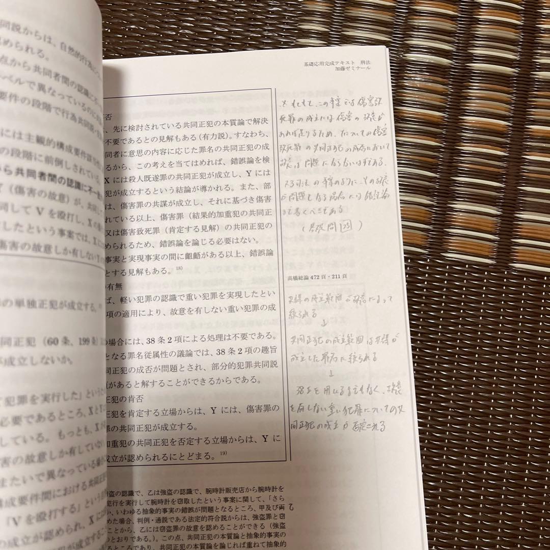 加藤ゼミナール 基礎応用 完成テキスト (刑法)