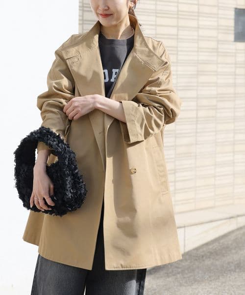 ☆【大人気完売品】relume スタンドポンチョコート 38☆