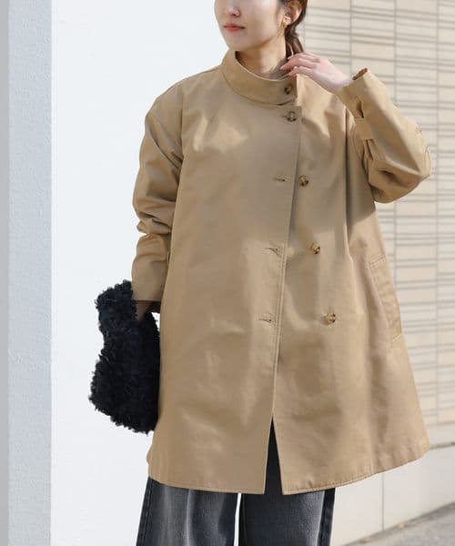 ☆【大人気完売品】relume スタンドポンチョコート 38☆