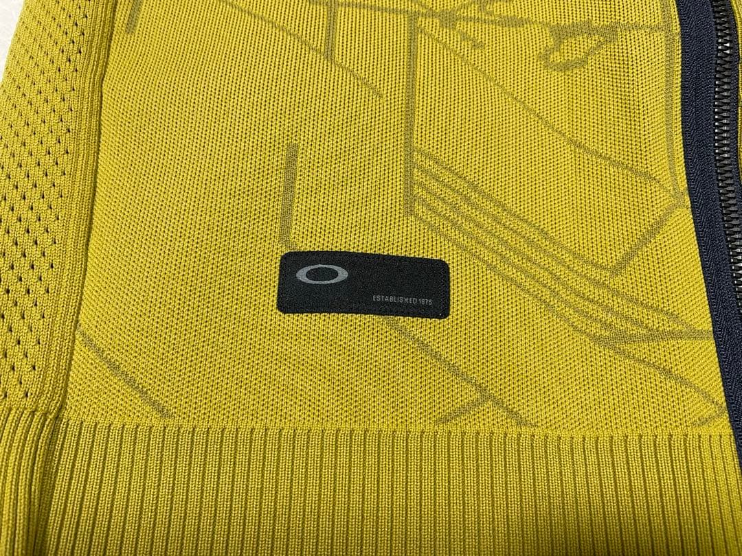 新品 オークリー スカル VECTOR SWEATER ベスト イエロー XL