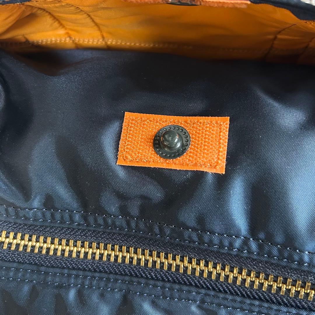 【極美品】PORTER TANKER ミニボストンバッグ　アイアンブルー　新型