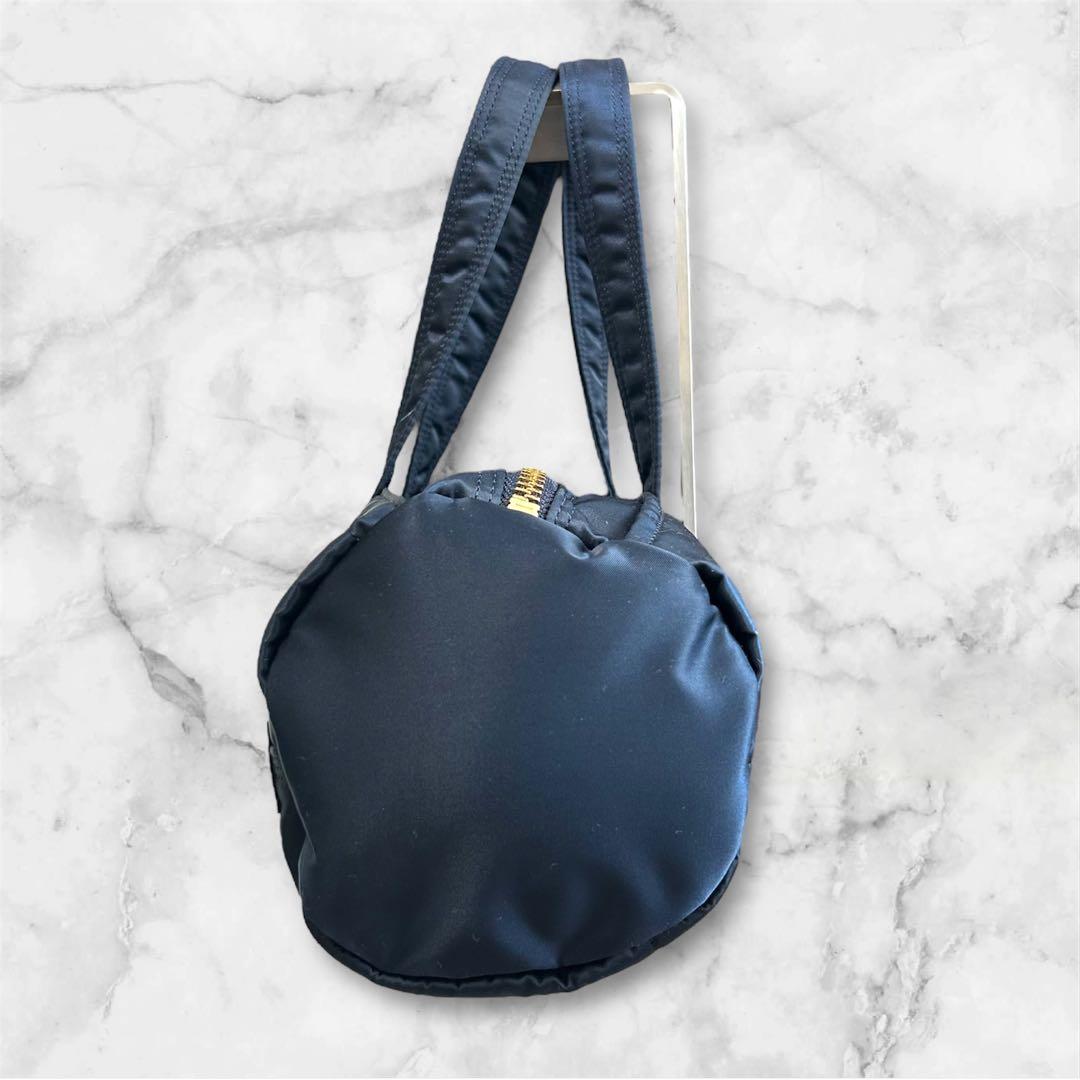 【極美品】PORTER TANKER ミニボストンバッグ　アイアンブルー　新型