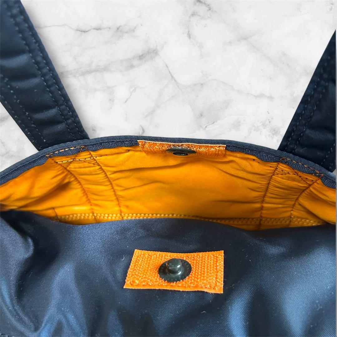 【極美品】PORTER TANKER ミニボストンバッグ　アイアンブルー　新型