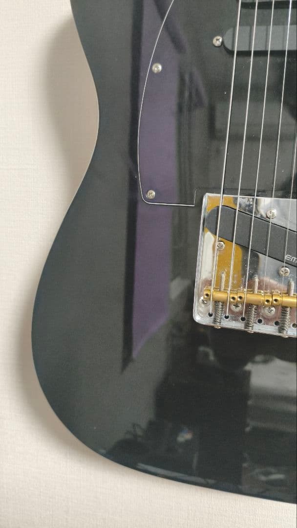 EMGピックアップ ブラックテレキャスターギター＊Fender製ではないです。