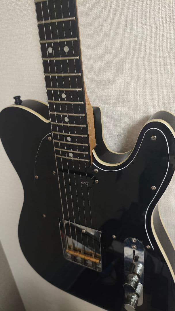 EMGピックアップ ブラックテレキャスターギター＊Fender製ではないです。