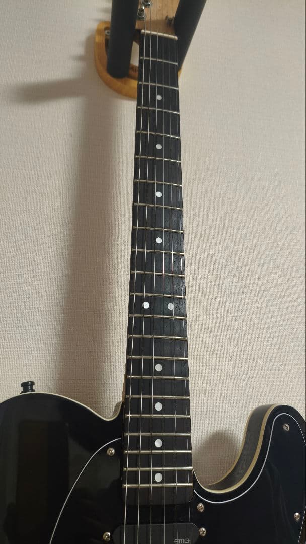 EMGピックアップ ブラックテレキャスターギター＊Fender製ではないです。
