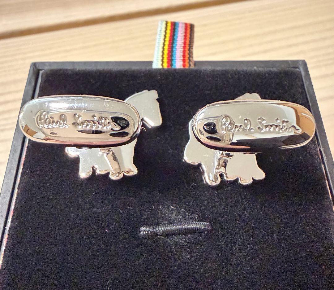 Paul Smith ポールスミス　カフス　シルバー　マルチストライプ　美品