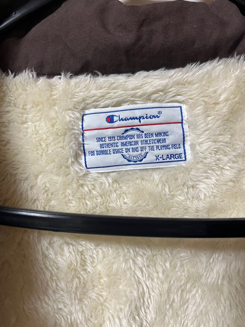 Champion チャンピオン　裏起毛　コーチボアジャケット　XL