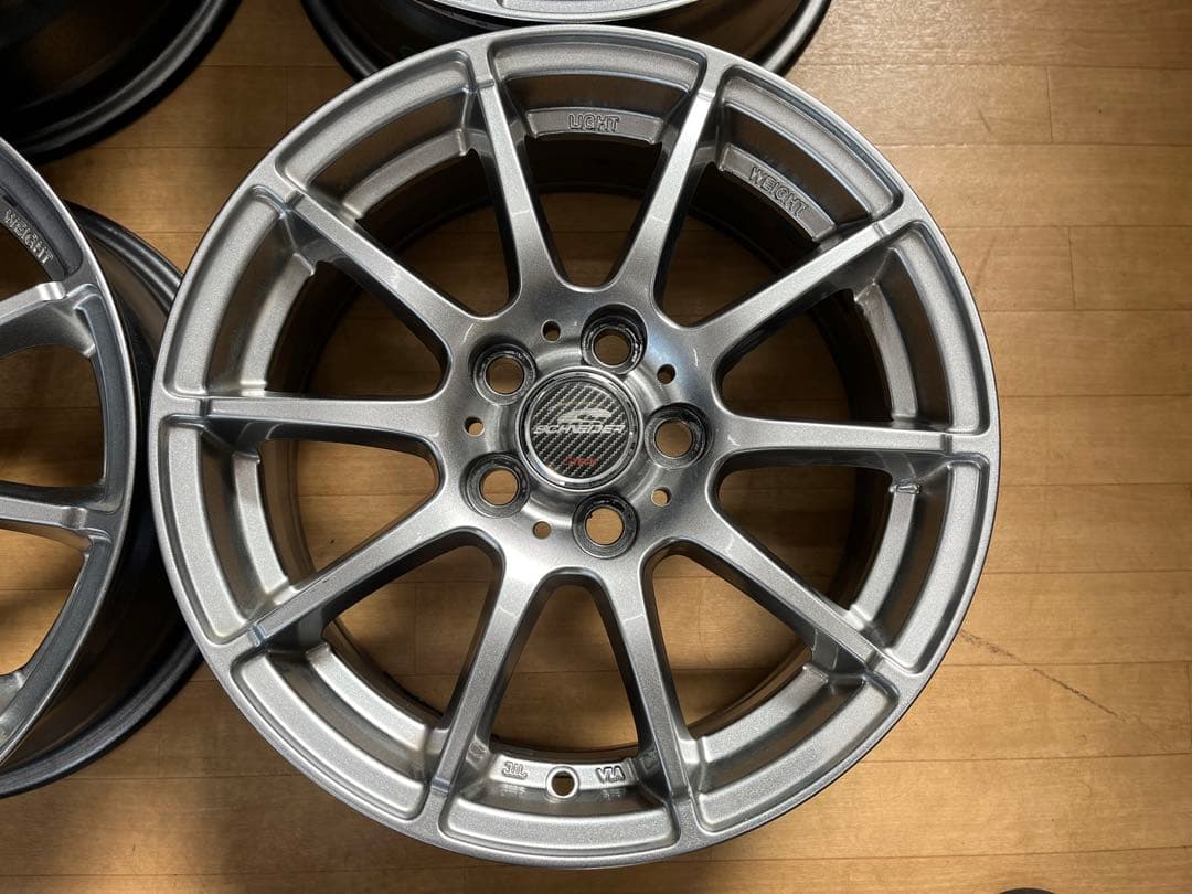 【現品限り】A-TECH シュナイダー 中古アルミホイール 15インチ4本セット
