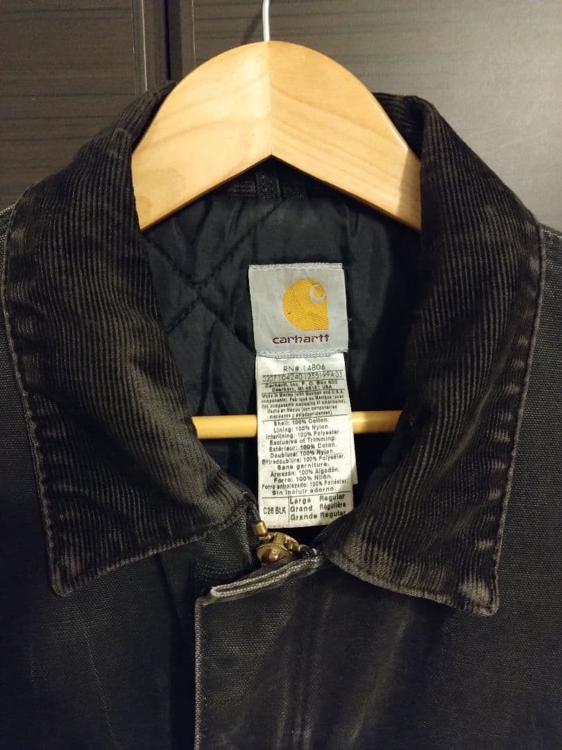 【プロテイン】Carhartt JACKET USA 07 Black