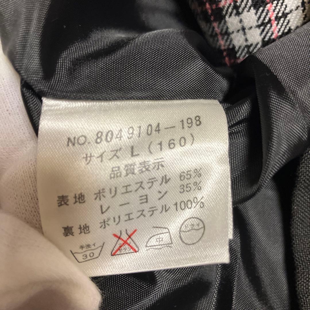 mezzo piano 160cm✨女の子スーツ　セットアップ3点　ネックレス付