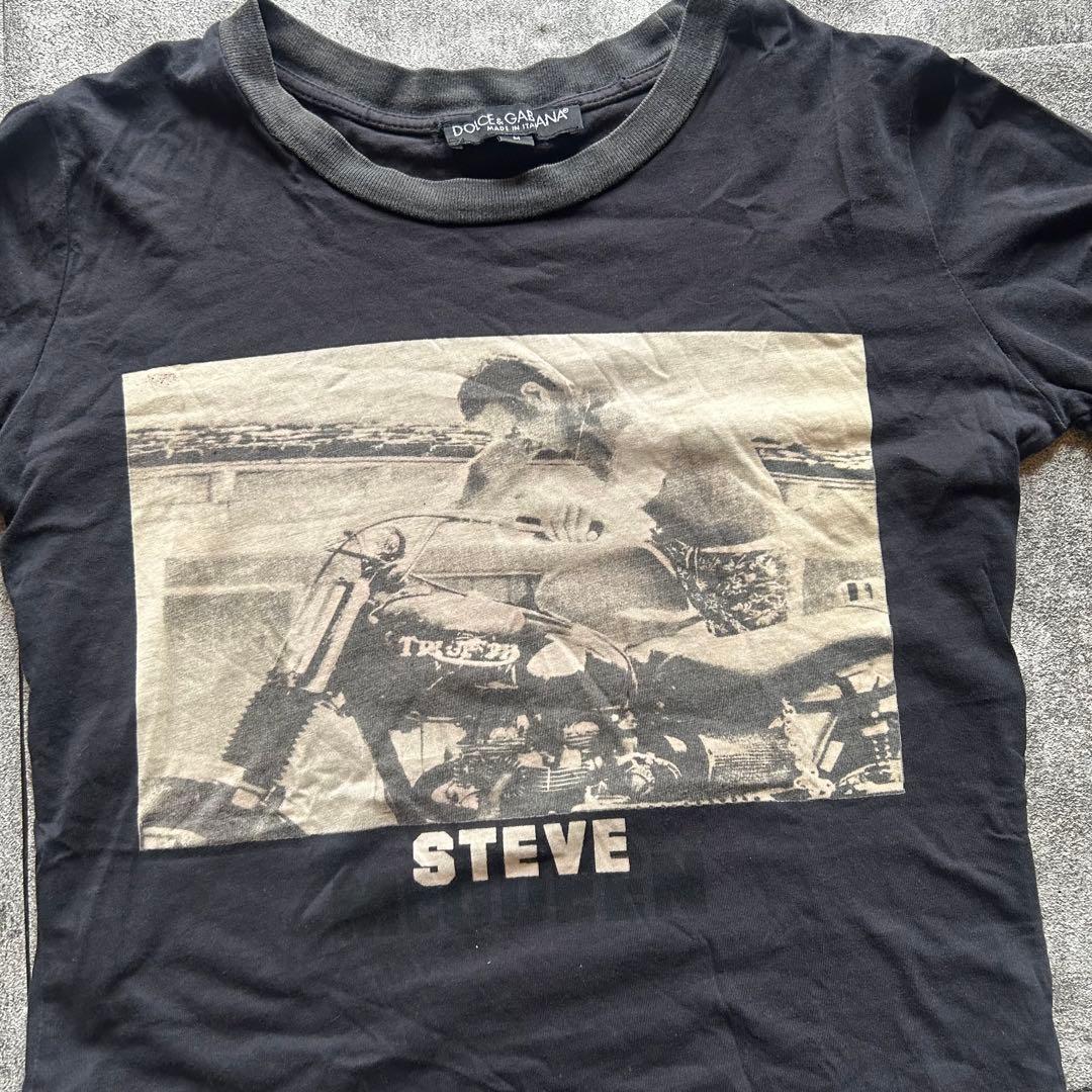 トップス dolce&gabbana steve Mcqeen ringer tshirt