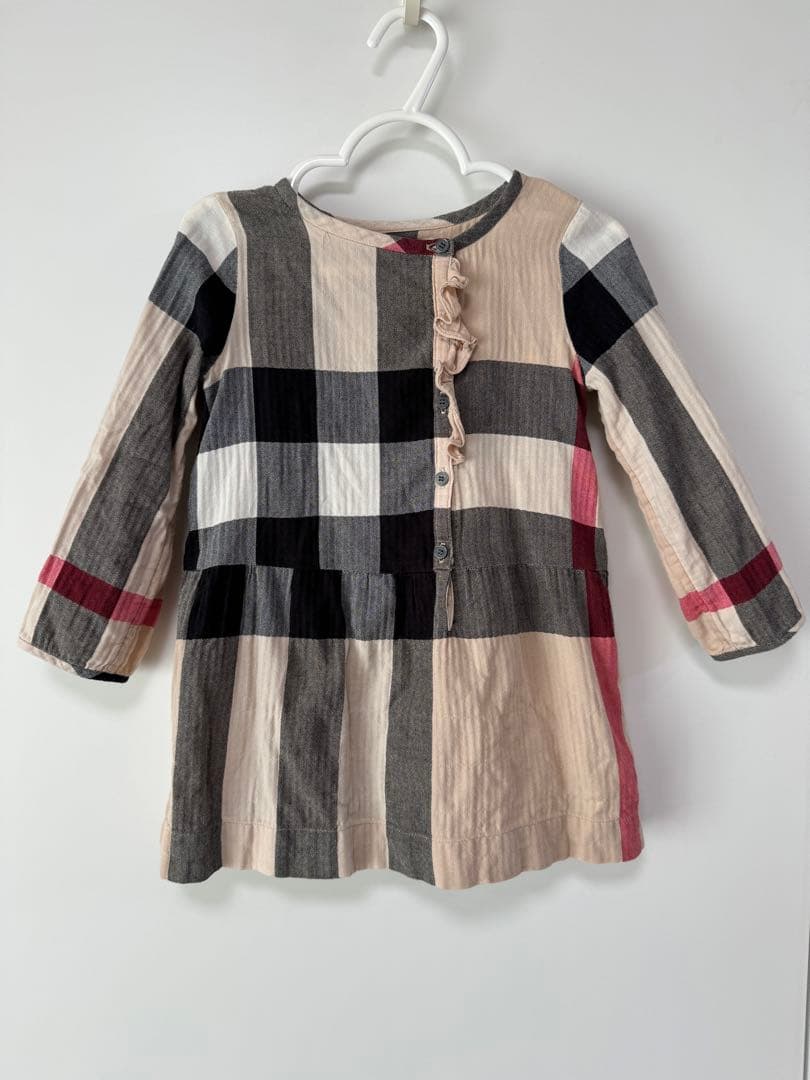 Burberry バーバリー　チェックワンピース　2y 92cm