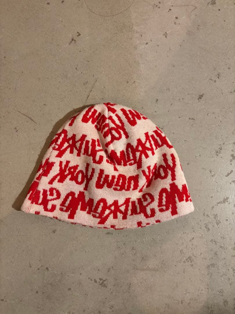 【激レア】2001 AW supreme グラフィックニット帽