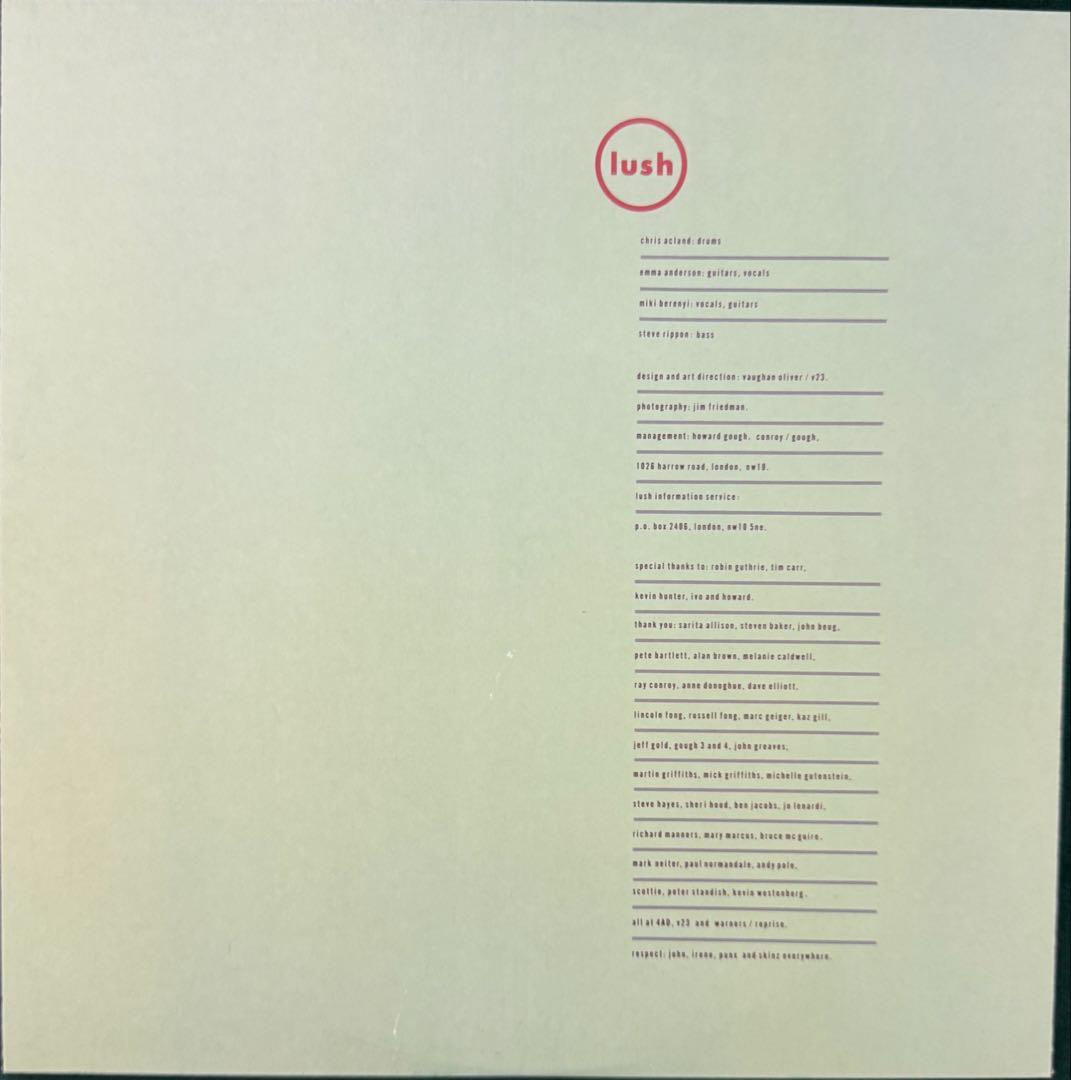 LUSH レコード　10inch