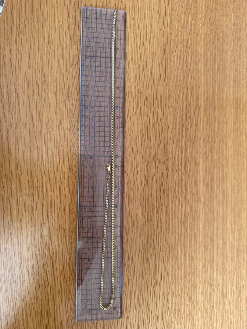 10Kイエローゴールド フランクリンネックレス45cm （ペンダントセット価格）