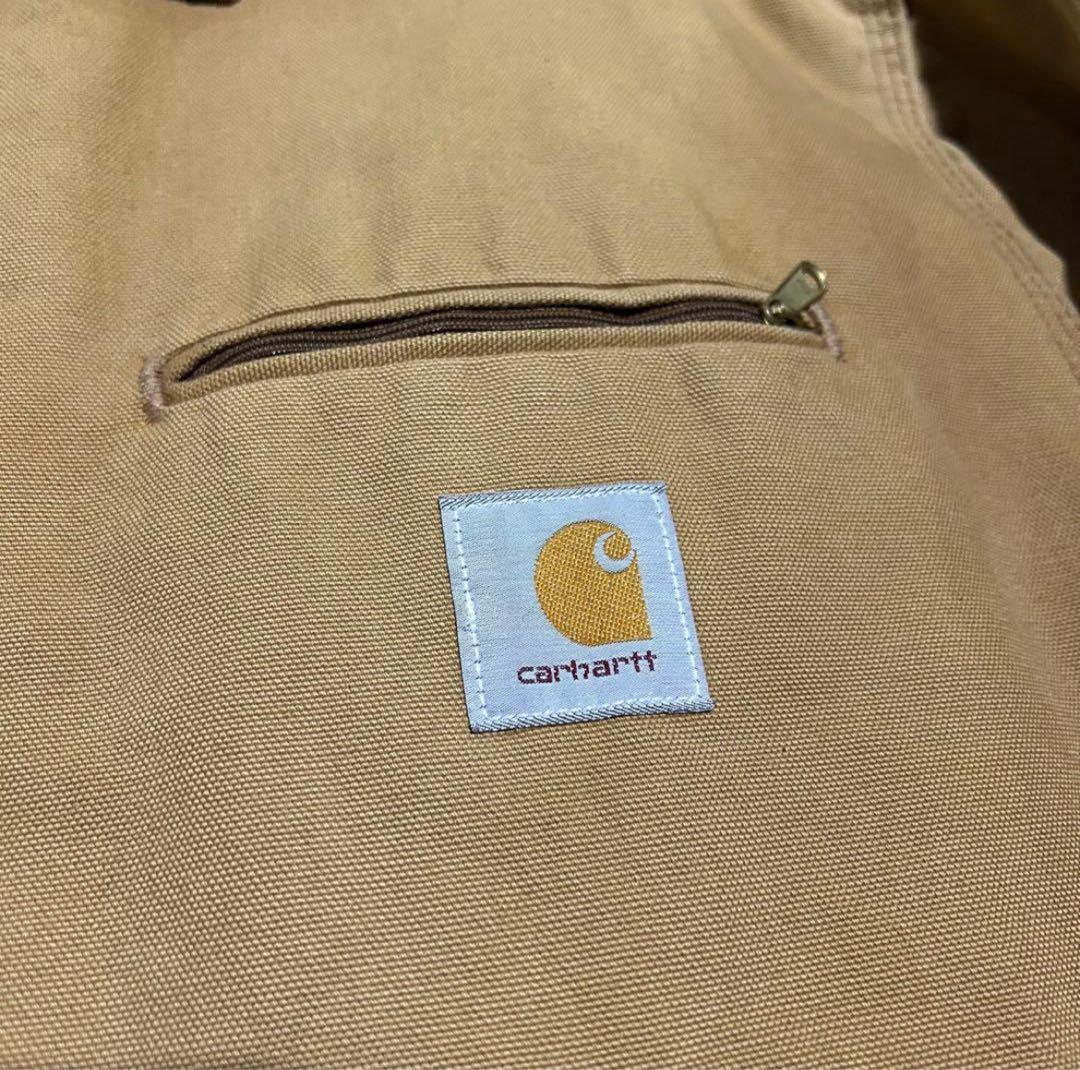 最終値下げ　80's carhartt デトロイトジャケット　赤キルティング