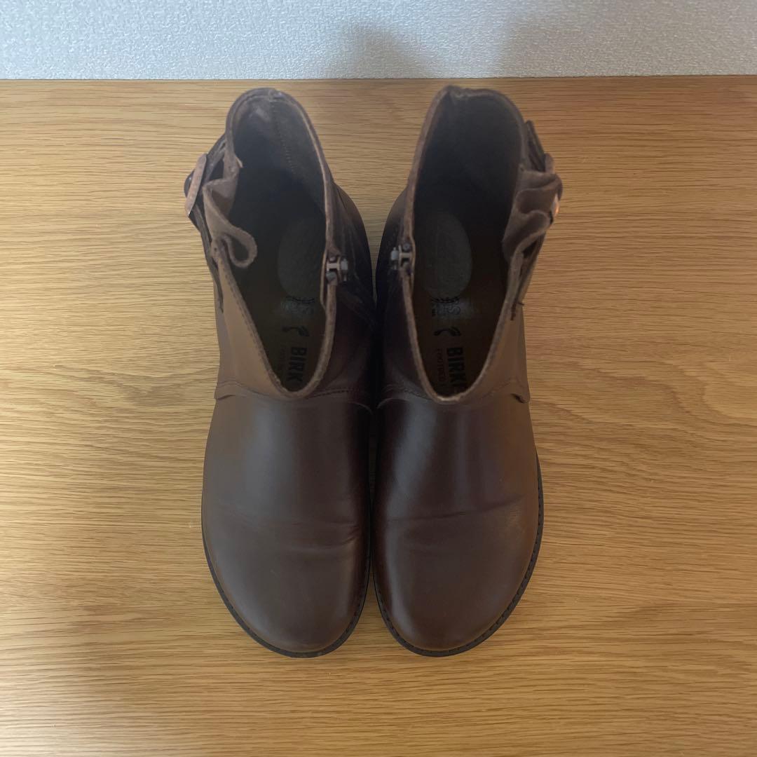 BIRKENSTOCK ブラウン ショートブーツ 39 25cm