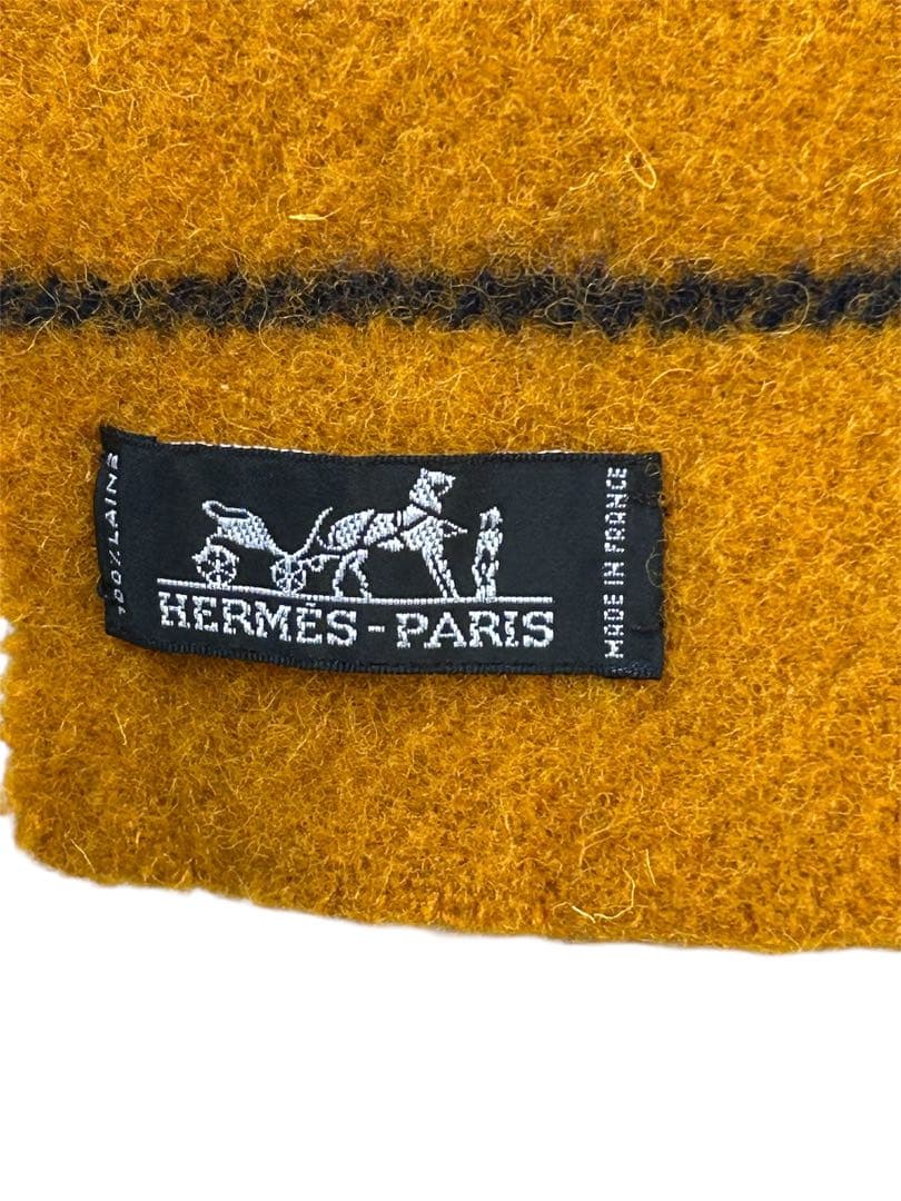 エルメスHERMES ロカバールマフラー ウール