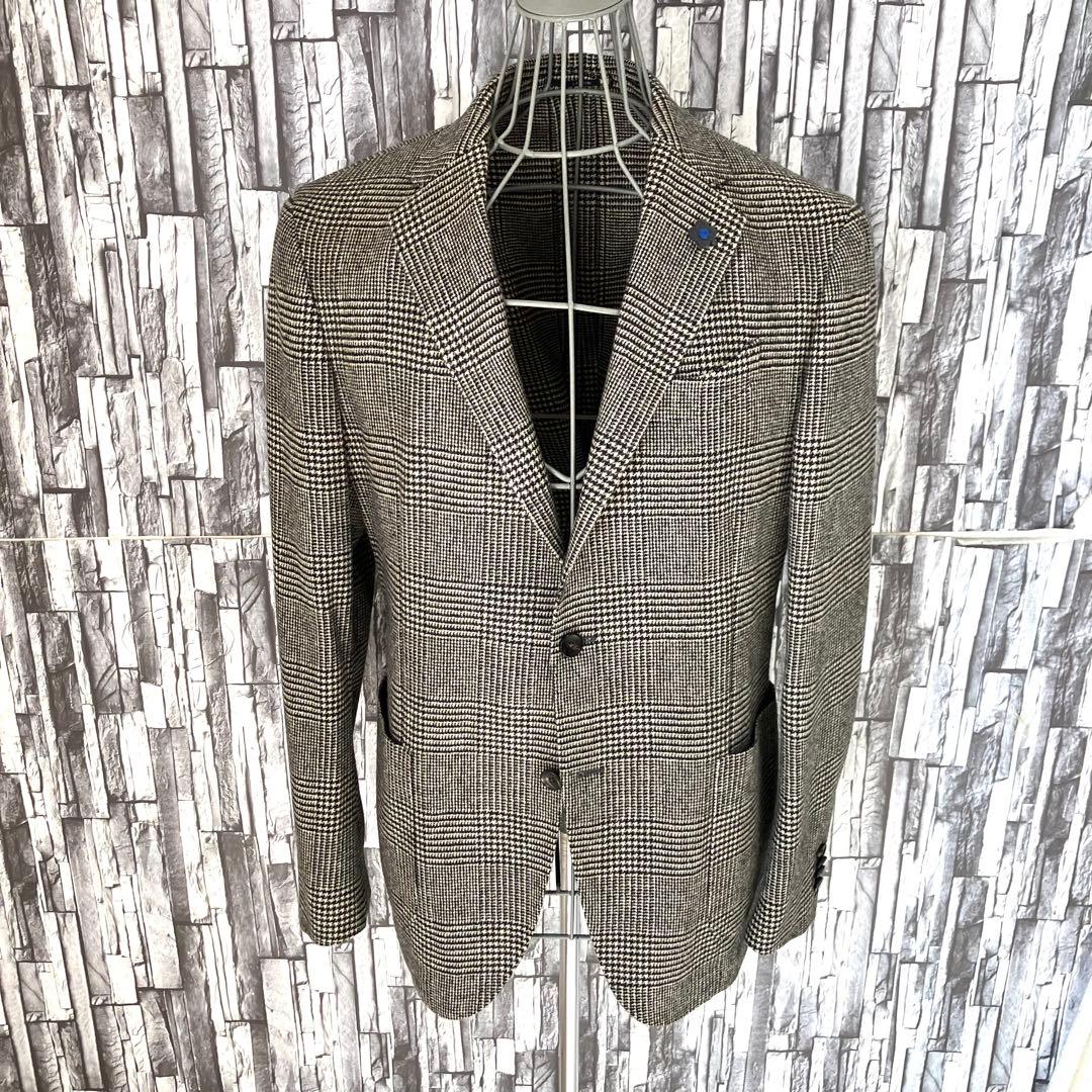 LARDINIラルディーニ・ExclusiveFabric・グレンチェック50