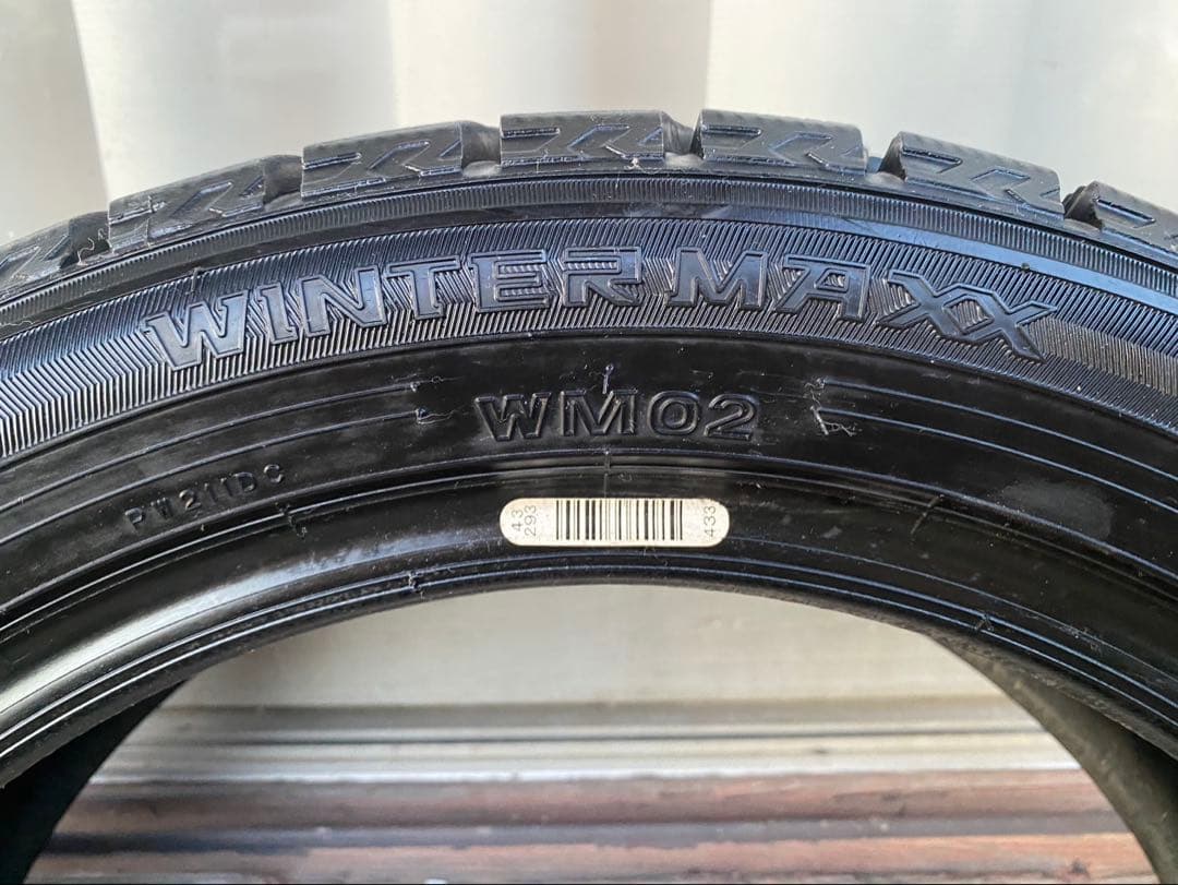 ダンロップウインターマックス　165/55R15 WM02 22年製2本　①